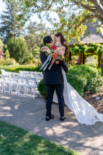 A sneak peak of Danika at her recent wedding 