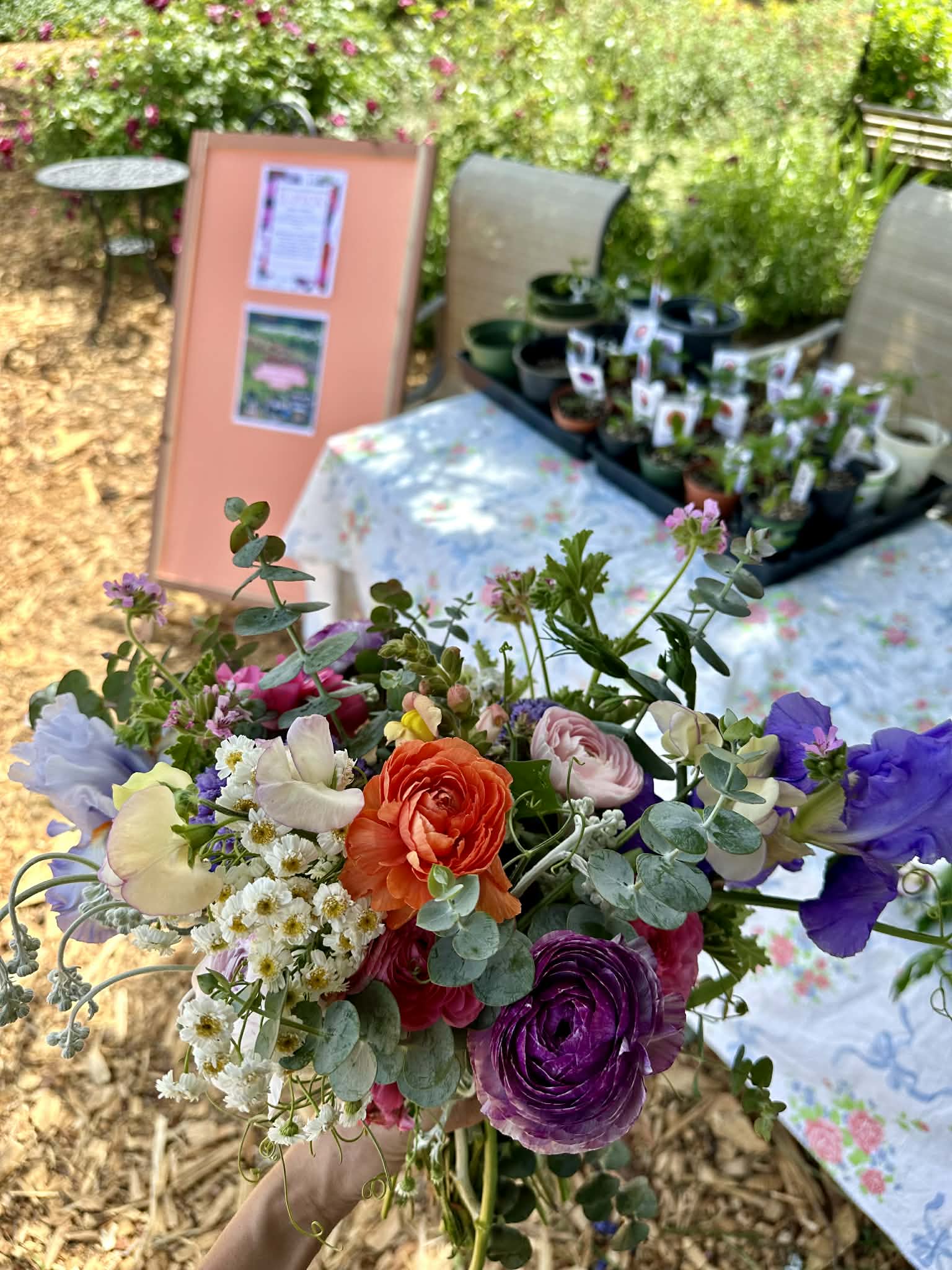 U-pick flower bouquet